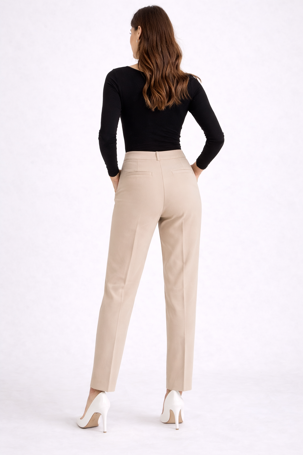 Pantalones Elegantes de Tubo