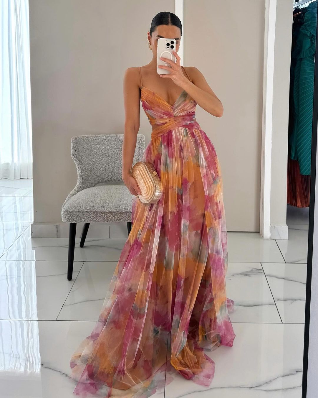 VESTIDO ELEGANTE FLORAL