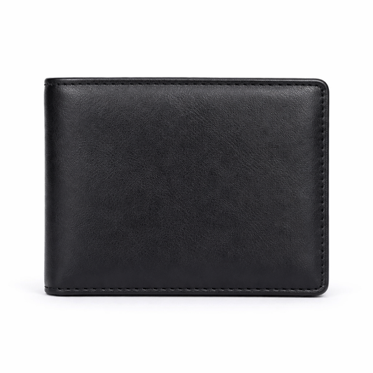 Cartera Slim Negra Multifunción