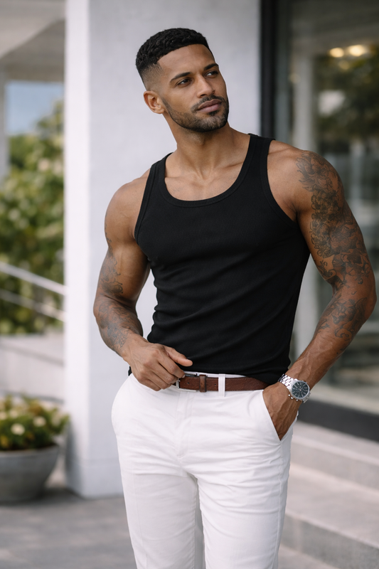 Camiseta básica de tirantes