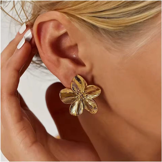 Pendientes Flor Áurea